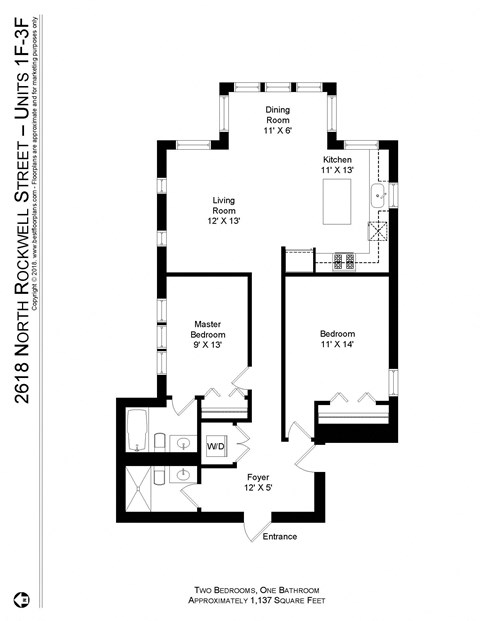 2618-26 N. Rockwell 1-3 Beds Apartment for Rent - Photo Gallery 26